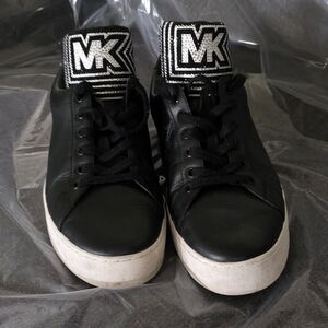 Michael Kors Black and White Logo Sneakers
